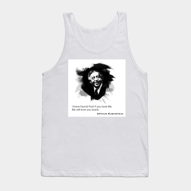 Arthur Rubinstein Tank Top by vivalarevolucio